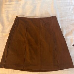 abercrombie suede mini skirt